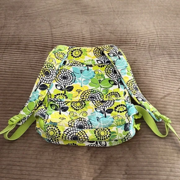 Vera Bradley Limes Up Qulited Laptop Travel Backpack - Picture 5 of 16